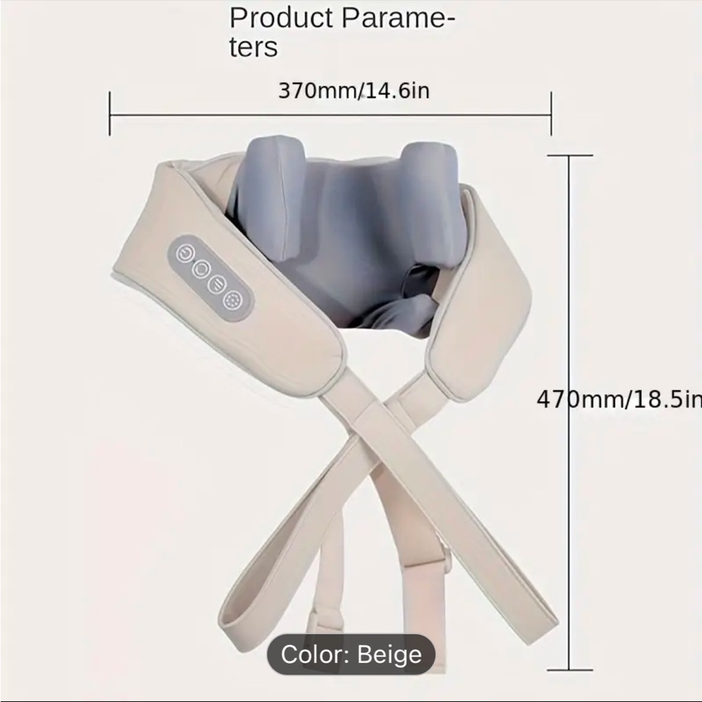 USB Rechargeable Neck + Shoulder Massager